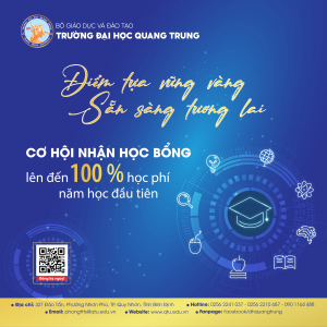 Cơ hội nhận học bổng của Trường Đại học Quang Trung