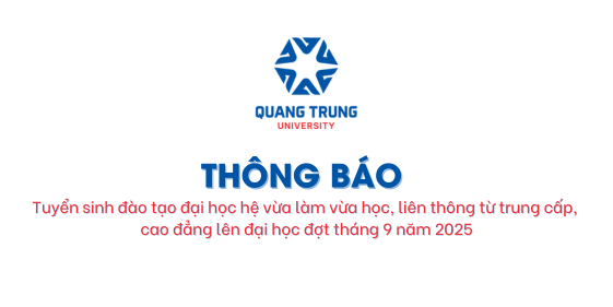 Announcement of enrollment for part-time university training, transfer from intermediate and college to university, September 2025