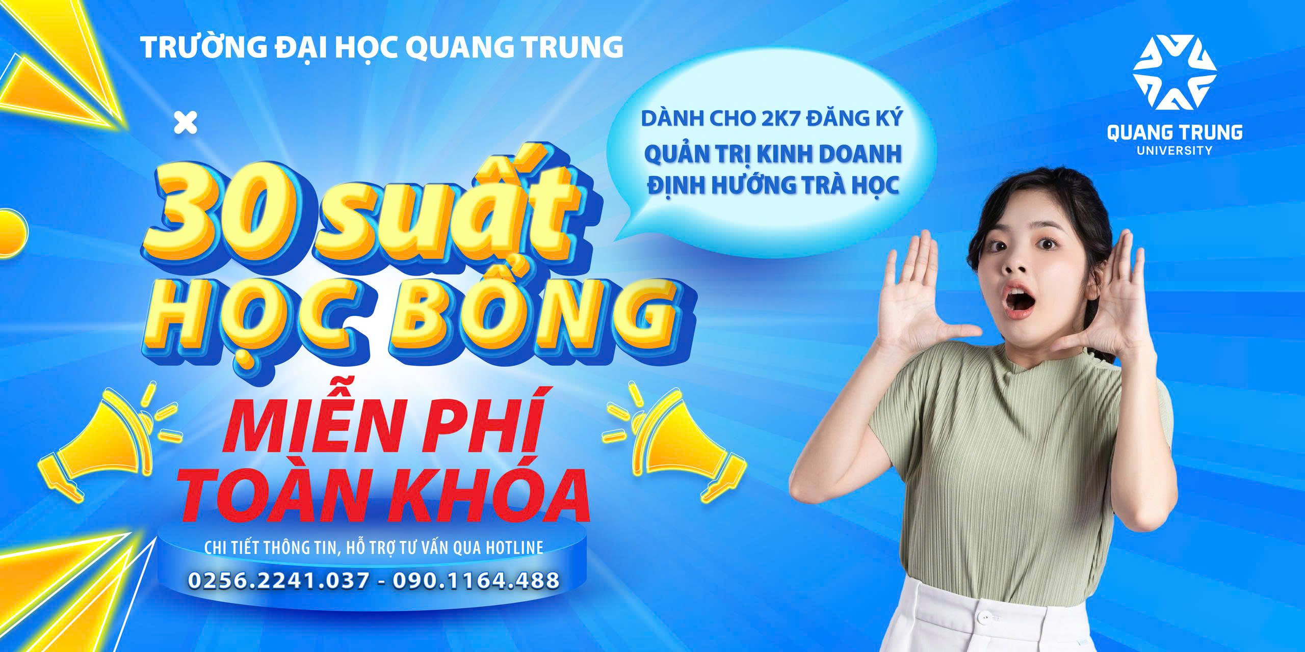 Học bổng toàn phần ngành Quản trị Kinh doanh – Định hướng Trà học