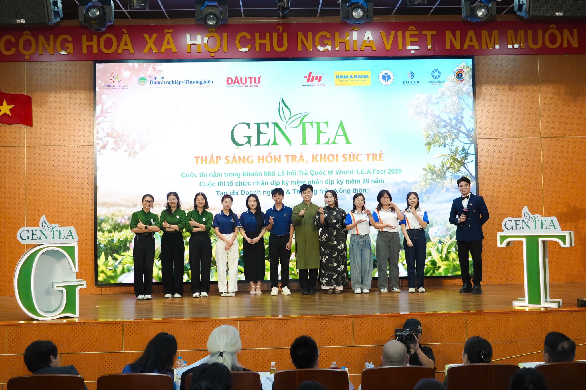 Đội Đồng Tâm lọt top 5 cuộc thi khởi nghiệp sáng tạo Gen Tea 2025