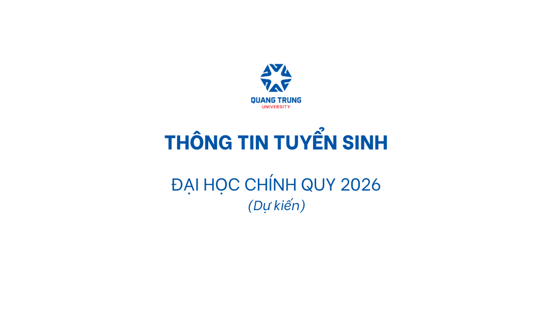 Thông tin tuyển sinh Đại học chính quy năm 2026 (Dự kiến)