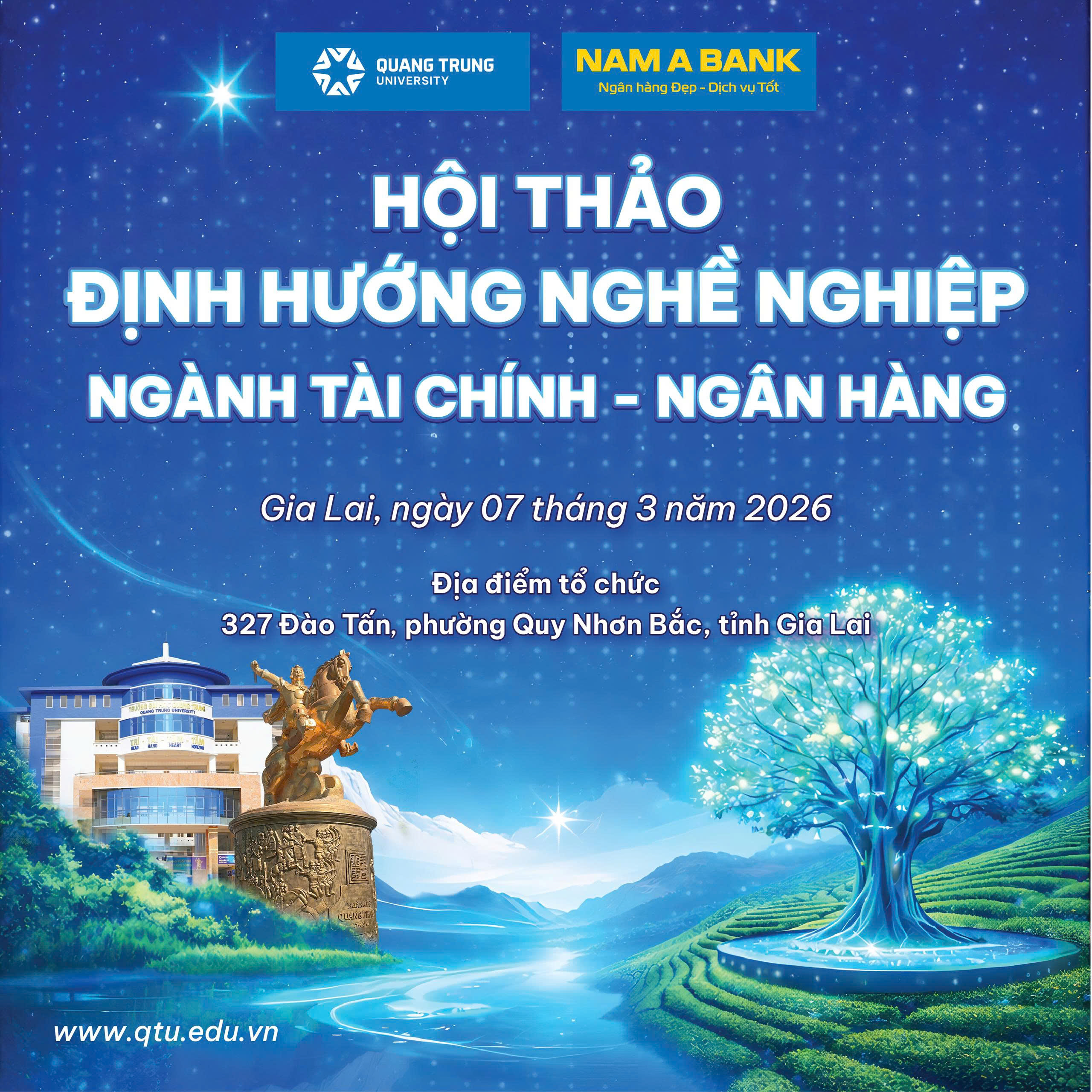 Hội thảo định hướng nghề nghiệp ngành Tài chính – Ngân hàng tại Đại học Quang Trung ngày 07/03/2026