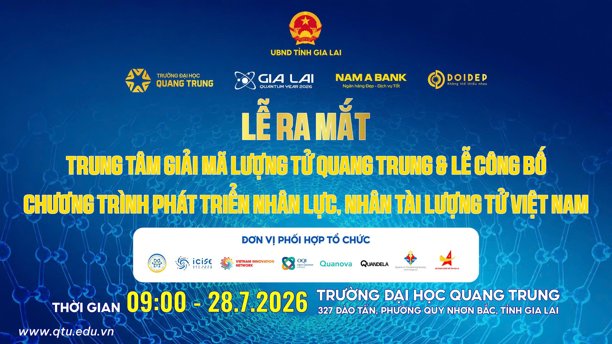 Lễ ra mắt Trung tâm Giải mã Lượng tử Quang Trung